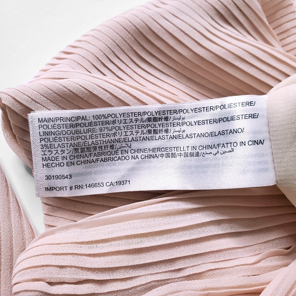 KEEPSAKE THE LABEL Revolve Pink Pleated Surplice Cropped Blouse - Picture 9 of 10